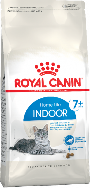Royal Canin INDOOR 7+ Корм для пожилых кошек, живущих в помещении, 1.5 кг