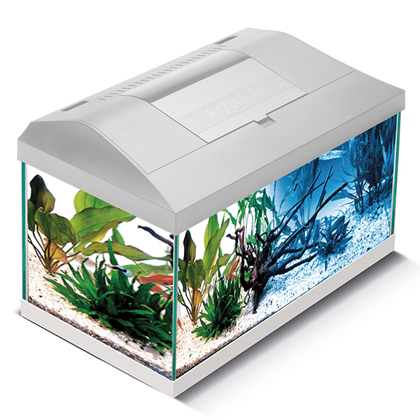 Аквариум AQUAEL"Leddy Set Plus 40" 25л прям. белый DAY&NIGHT(51*25*25) ASAP 300, PLATINIUM 25 W, LT