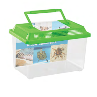 Террариум Aqua-terra box 4.6л 27*17*16см с ручкой (пластик)