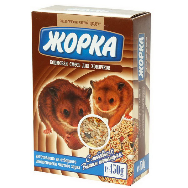 Корм Жорка для хомяков, (коробка) 450 г