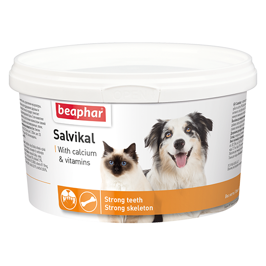 Беафар Кормовая добавка Salvikal для кошек и собак 250г 