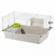 Клетка GUINEA 80 GRIGIA GABBIA для кроликов и морских свинок (цветная) Ferplast 77 x 48 x h 42 cm для грызунов