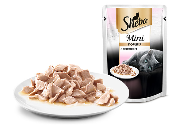 SHEBA® MINI c лососем 50 г