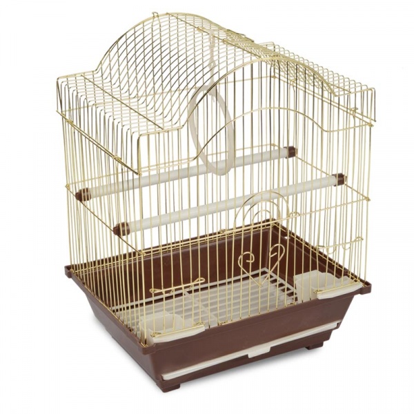 Клетка для птиц №2113G(золото) 30*23*39 TRIOL