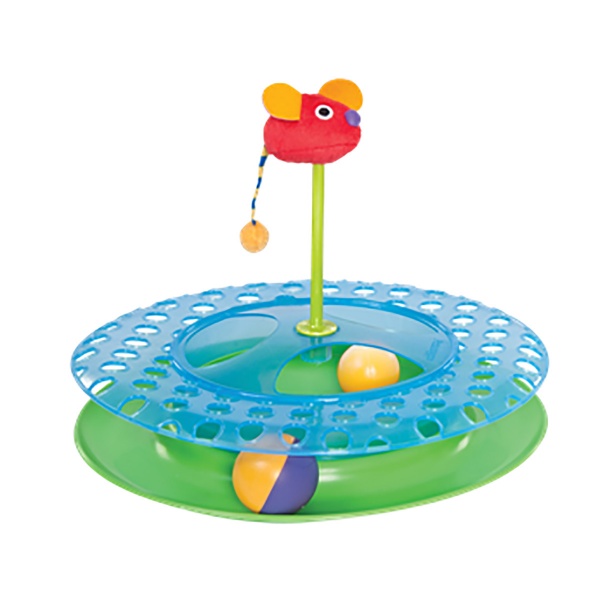 Petstages игрушка для кошек Трек "2 мячика II"