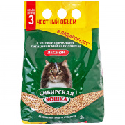 СИБИРСКАЯ КОШКА наполн. 3л ЛЕСНОЙ -АКЦИЯ +20% купить в Новосибирске на сайте зоомагазина Два друга