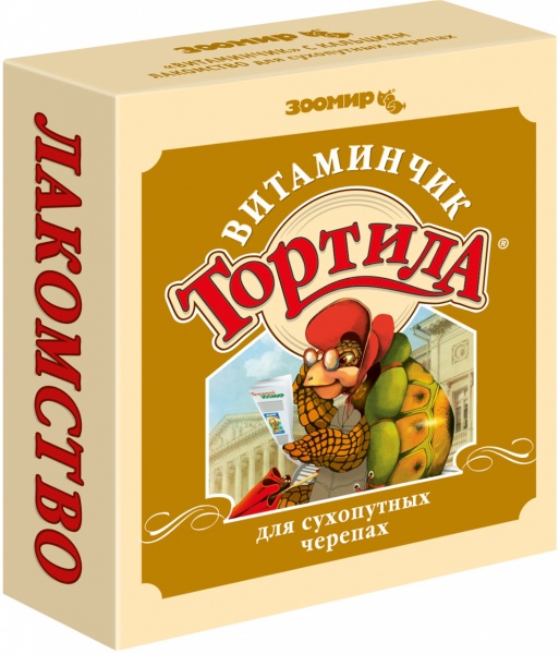 Витаминчик Тортила 50г для сухопутных черепах (Зоомир)