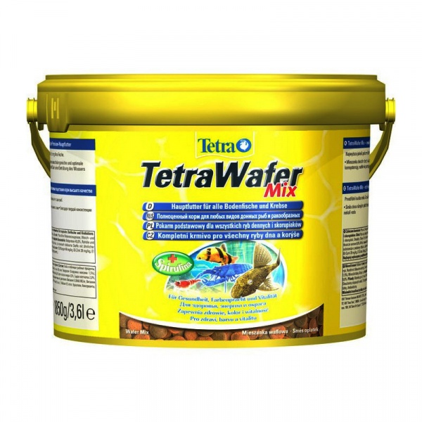 TETRA WaferMix 3.6 л Высококачественный корм для донных рыб и ракообразных