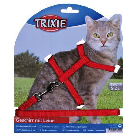 TRIXIE Шлейка с поводком для кошек, 22-42см/10мм