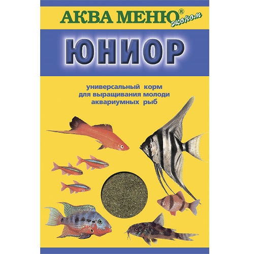 АКВА-МЕНЮ Юниор 20г ежедневный корм для молодняка