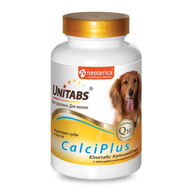 Unitabs CalciPlus с кальцием, фосфором 100 табл U204