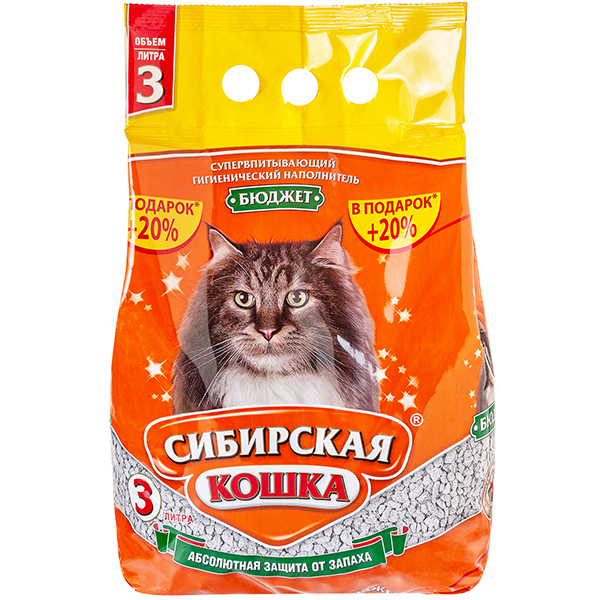 СИБИРСКАЯ КОШКА наполн. 3л БЮДЖЕТ- АКЦИЯ +20%