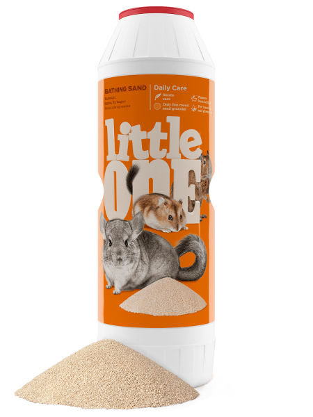 LITTLE ONE Песок для купания шиншилл и других декоративных животных 1 кг