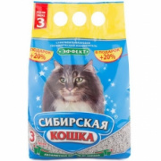 СИБИРСКАЯ КОШКА наполн. 3л ЭФФЕКТ - АКЦИЯ +20% купить в Новосибирске на сайте зоомагазина Два друга