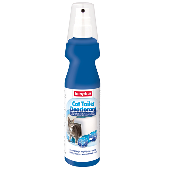 Беафар Спрей-дезодорант Cat Toilet Deodorant для кошачьих туалетов 150мл