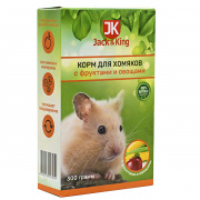Jack&King Корм для хомяков с фруктами и овощами, 350 г