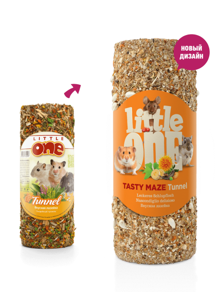 Little One лакомства для грызунов Туннель малый 120г