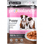 Корм для собак влажный ProBalance Puppy Immuno для щенков, пауч, 85гр