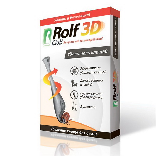 Выкручиватель клещей РОЛЬФ КЛУБ 3D