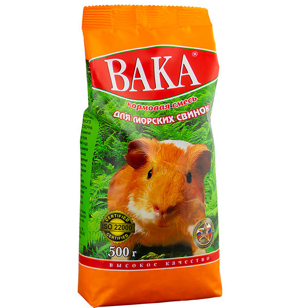 ВАКА-ВК 500г корм для морских свинок