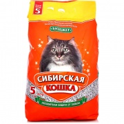 СИБИРСКАЯ КОШКА наполнитель впитывающий 5л БЮДЖЕТ купить в Новосибирске на сайте зоомагазина Два друга
