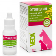 Отоведин капли ушные с биолог.актив.фитокомплексом 10 мл.