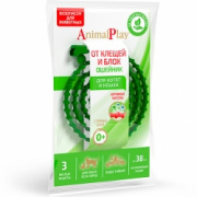 Animal Play Ошейник для ухода за шерстью и отпугивания насекомых для кошек 38 см купить в Новосибирске на сайте зоомагазина Два друга