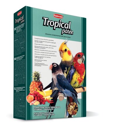 Падован корм для средних попугаев фруктовый 700г TROPICAL PÂTÉE