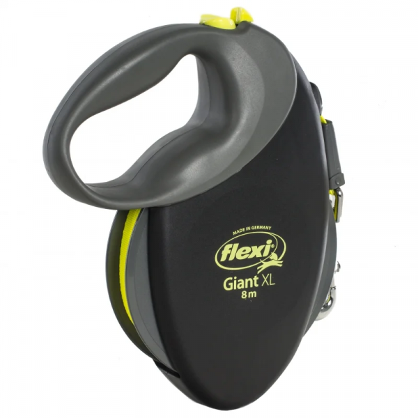 FLEXI Рулетка Giant XL 8м 75кг черный, неон