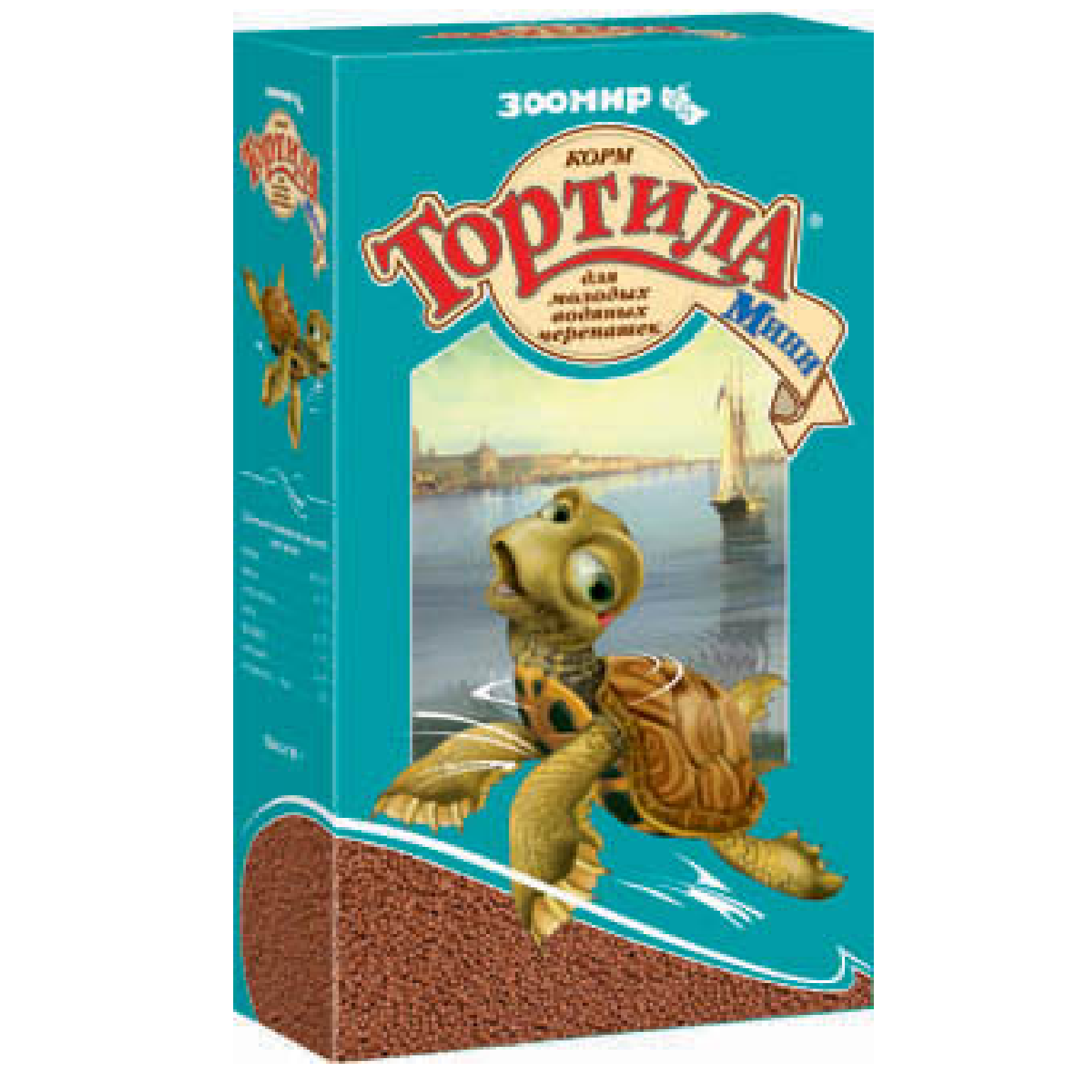 ТОРТИЛА-Мини 90г (гранулы для молодых водных черепах) для рептилий