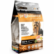 Корм сухой ProBalance Immuno Adult Mini для собак миниатюрных пород 0.5кг