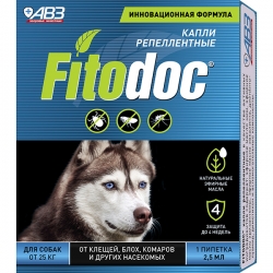 FITODOC капли репеллентные собак от 25 кг