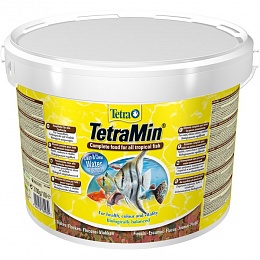 Tetra Min корм для всех видов рыб в виде хлопьев 10 л (ведро)