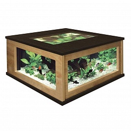 Аквариум AQUATLANTIS AQUATABLE 100 310л, дуб/венге 100*100*57