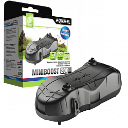 Компрессор AQUAEL MINIBOOST 200 для аквариума 150 - 200 л (200 л/ч, 2 канала, регулируемый)