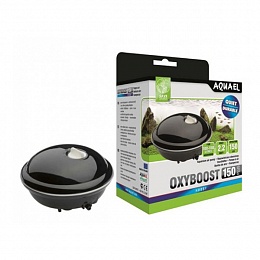 Компрессор AQUAEL OXYBOOST 150 plus для аквариума 100 - 150 л (150 л/ч, 1 канал, регулируемый)
