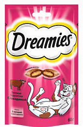 Dreamies лакомство с говядиной 60г