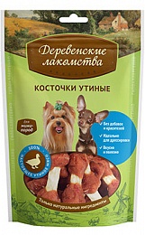 Деревенские лакомства для мини-пород Косточки утиные 55г