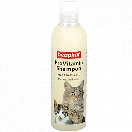 Беафар Шампунь ProVitamin Shampoo Macadamia Oil для кошек и котят 250 мл