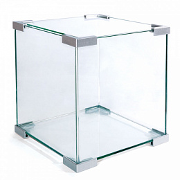 Аквариум LAGUNA "Crystal" 6001S, 15л серебро 250*250*250мм