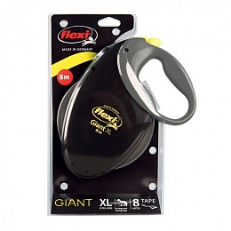 FLEXI Рулетка Giant XL 8м 75кг черный, неон