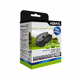 Компрессор AQUAEL MINIBOOST 100 для аквариума до 100 л (100 л/ч, 1 канал, регулируемый)