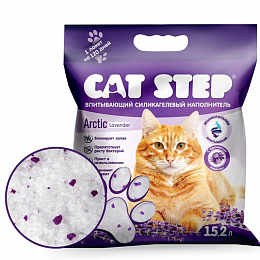 Наполнитель впитывающий силикагелевый Arctic Lavender, 15,2 л