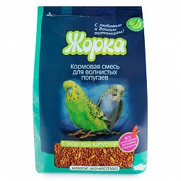 ЖОРКА 450г корм для волнистых попугаев с минералами (п/пакет)