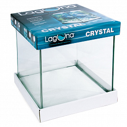 Аквариум LAGUNA "Crystal" 6001S, 15л серебро 250*250*250мм