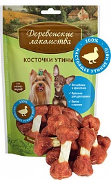 Деревенские лакомства для мини-пород Косточки утиные 55г